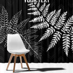 New Zealand Lawn Bowls Personalized Window Curtain Wrap-Around Silver Fern - Aussie Hoodie