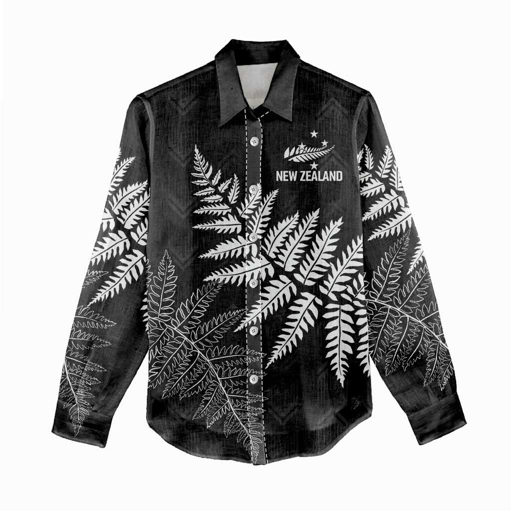 New Zealand Lawn Bowls Personalized Women Casual Shirt Wrap-Around Silver Fern - Aussie Hoodie