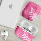 New Zealand Lawn Bowls Breast Cancer Personalized AirPods Case Wrap-Around Silver Fern - Aussie Hoodie
