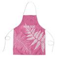 New Zealand Lawn Bowls Breast Cancer Personalized Apron Wrap-Around Silver Fern - Aussie Hoodie