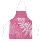 New Zealand Lawn Bowls Breast Cancer Personalized Apron Wrap-Around Silver Fern - Aussie Hoodie