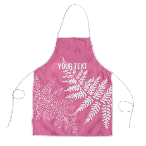 New Zealand Lawn Bowls Breast Cancer Personalized Apron Wrap-Around Silver Fern - Aussie Hoodie