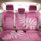 New Zealand Lawn Bowls Breast Cancer Personalized Back Car Seat Cover Wrap-Around Silver Fern - Aussie Hoodie