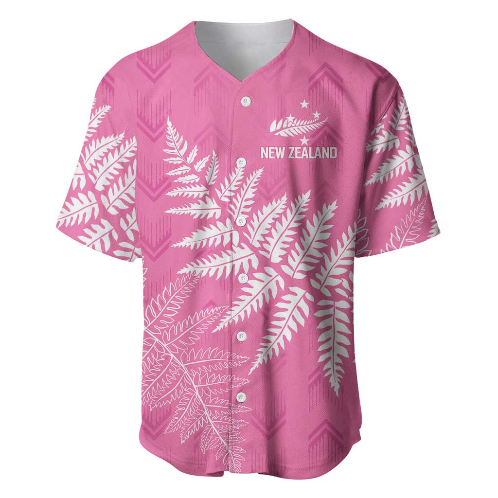 New Zealand Lawn Bowls Breast Cancer Personalized Baseball Jersey Wrap-Around Silver Fern - Aussie Hoodie