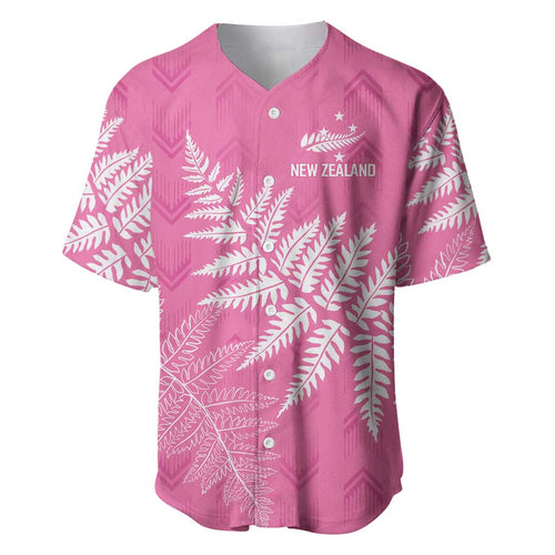 New Zealand Lawn Bowls Breast Cancer Personalized Baseball Jersey Wrap-Around Silver Fern - Aussie Hoodie