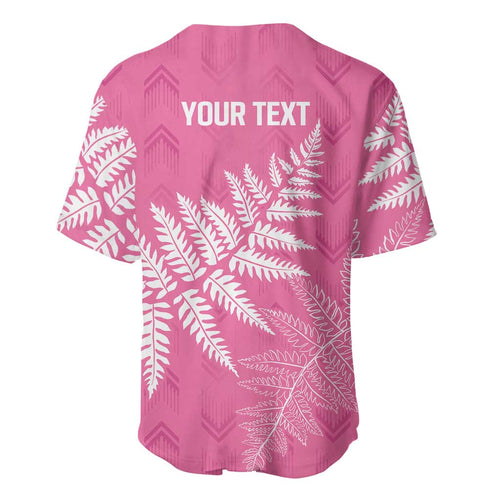 New Zealand Lawn Bowls Breast Cancer Personalized Baseball Jersey Wrap-Around Silver Fern - Aussie Hoodie