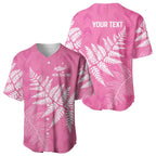 New Zealand Lawn Bowls Breast Cancer Personalized Baseball Jersey Wrap-Around Silver Fern - Aussie Hoodie