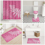 New Zealand Lawn Bowls Breast Cancer Personalized Bathroom Set Wrap-Around Silver Fern - Aussie Hoodie