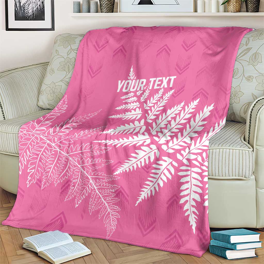 New Zealand Lawn Bowls Breast Cancer Personalized Blanket Wrap-Around Silver Fern - Aussie Hoodie
