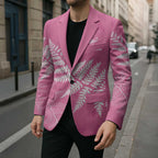 New Zealand Lawn Bowls Breast Cancer Personalized Blazer Wrap-Around Silver Fern - Aussie Hoodie