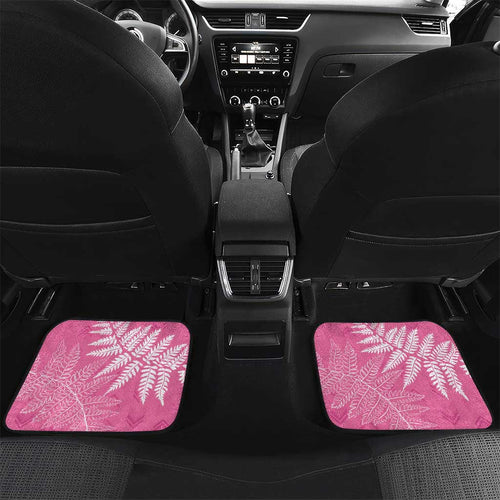New Zealand Lawn Bowls Breast Cancer Personalized Car Mats Wrap-Around Silver Fern - Aussie Hoodie