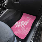 New Zealand Lawn Bowls Breast Cancer Personalized Car Mats Wrap-Around Silver Fern - Aussie Hoodie