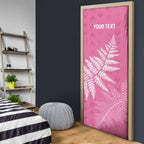 New Zealand Lawn Bowls Breast Cancer Personalized Door Cover Wrap-Around Silver Fern - Aussie Hoodie