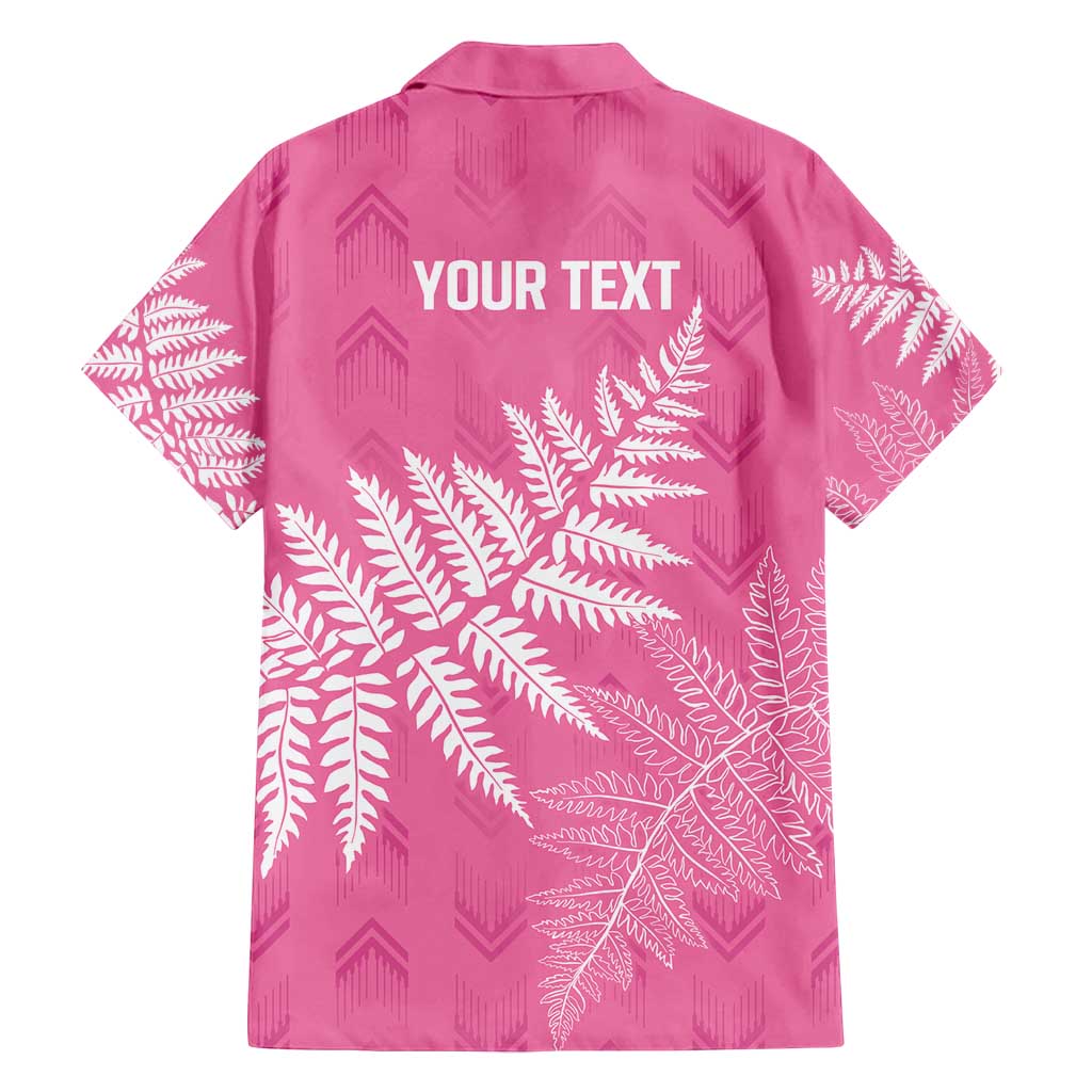 New Zealand Lawn Bowls Breast Cancer Personalized Family Matching Long Sleeve Bodycon Dress and Hawaiian Shirt Wrap-Around Silver Fern - Aussie Hoodie