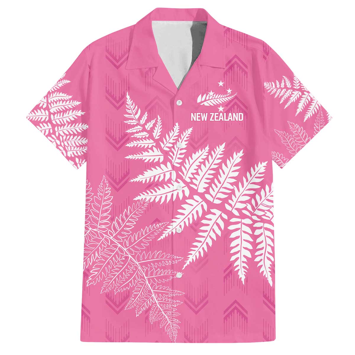 New Zealand Lawn Bowls Breast Cancer Personalized Family Matching Off The Shoulder Long Sleeve Dress and Hawaiian Shirt Wrap-Around Silver Fern - Aussie Hoodie