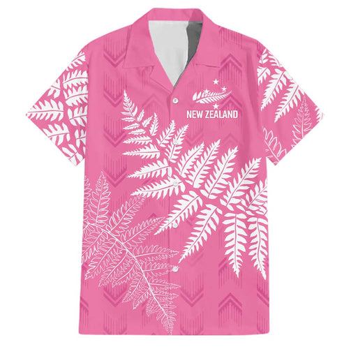 New Zealand Lawn Bowls Breast Cancer Personalized Family Matching Puletasi and Hawaiian Shirt Wrap-Around Silver Fern - Aussie Hoodie