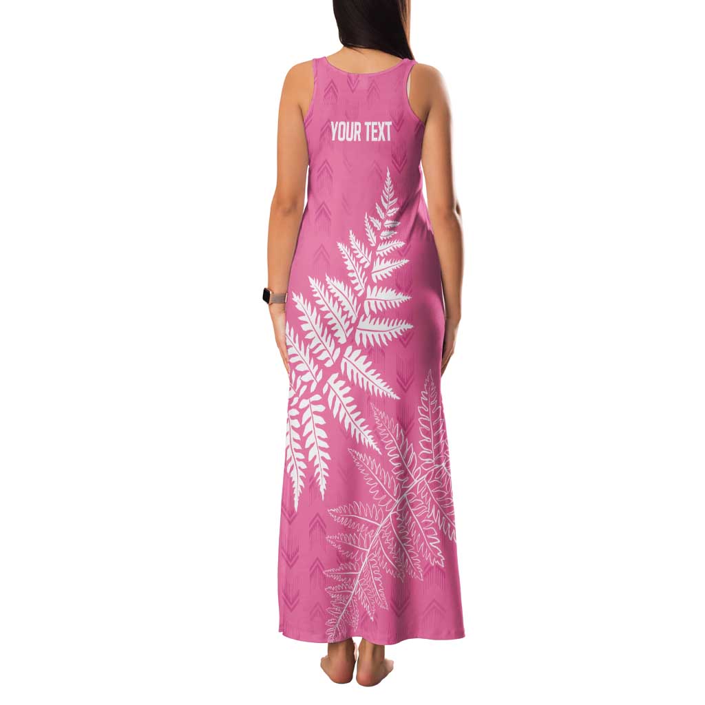 New Zealand Lawn Bowls Breast Cancer Personalized Family Matching Tank Maxi Dress and Hawaiian Shirt Wrap-Around Silver Fern - Aussie Hoodie