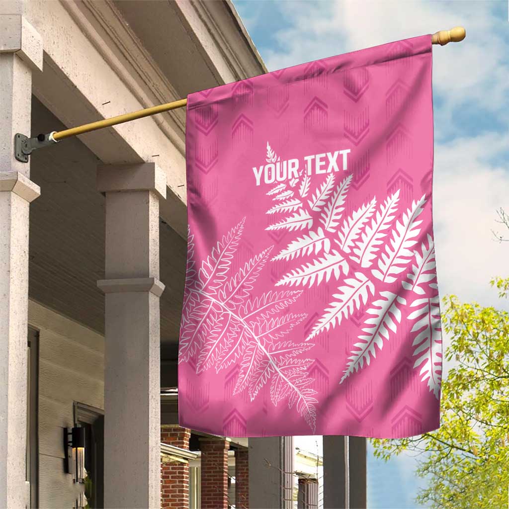 New Zealand Lawn Bowls Breast Cancer Personalized Garden Flag Wrap-Around Silver Fern - Aussie Hoodie