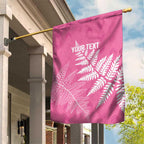 New Zealand Lawn Bowls Breast Cancer Personalized Garden Flag Wrap-Around Silver Fern - Aussie Hoodie