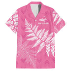 New Zealand Lawn Bowls Breast Cancer Personalized Hawaiian Shirt Wrap-Around Silver Fern - Aussie Hoodie