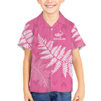 New Zealand Lawn Bowls Breast Cancer Personalized Hawaiian Shirt Wrap-Around Silver Fern - Aussie Hoodie