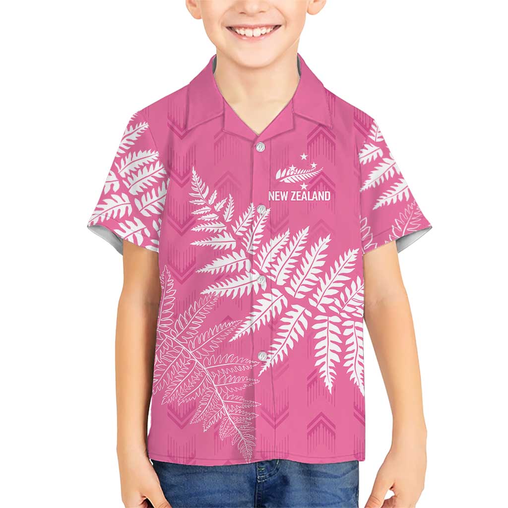 New Zealand Lawn Bowls Breast Cancer Personalized Hawaiian Shirt Wrap-Around Silver Fern - Aussie Hoodie