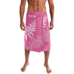 New Zealand Lawn Bowls Breast Cancer Personalized Lavalava Wrap-Around Silver Fern - Aussie Hoodie