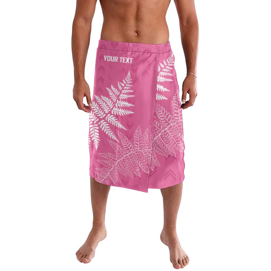 New Zealand Lawn Bowls Breast Cancer Personalized Lavalava Wrap-Around Silver Fern - Aussie Hoodie