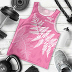 New Zealand Lawn Bowls Breast Cancer Personalized Men Tank Top Wrap-Around Silver Fern - Aussie Hoodie