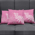 New Zealand Lawn Bowls Breast Cancer Personalized Pillow Cover Wrap-Around Silver Fern - Aussie Hoodie