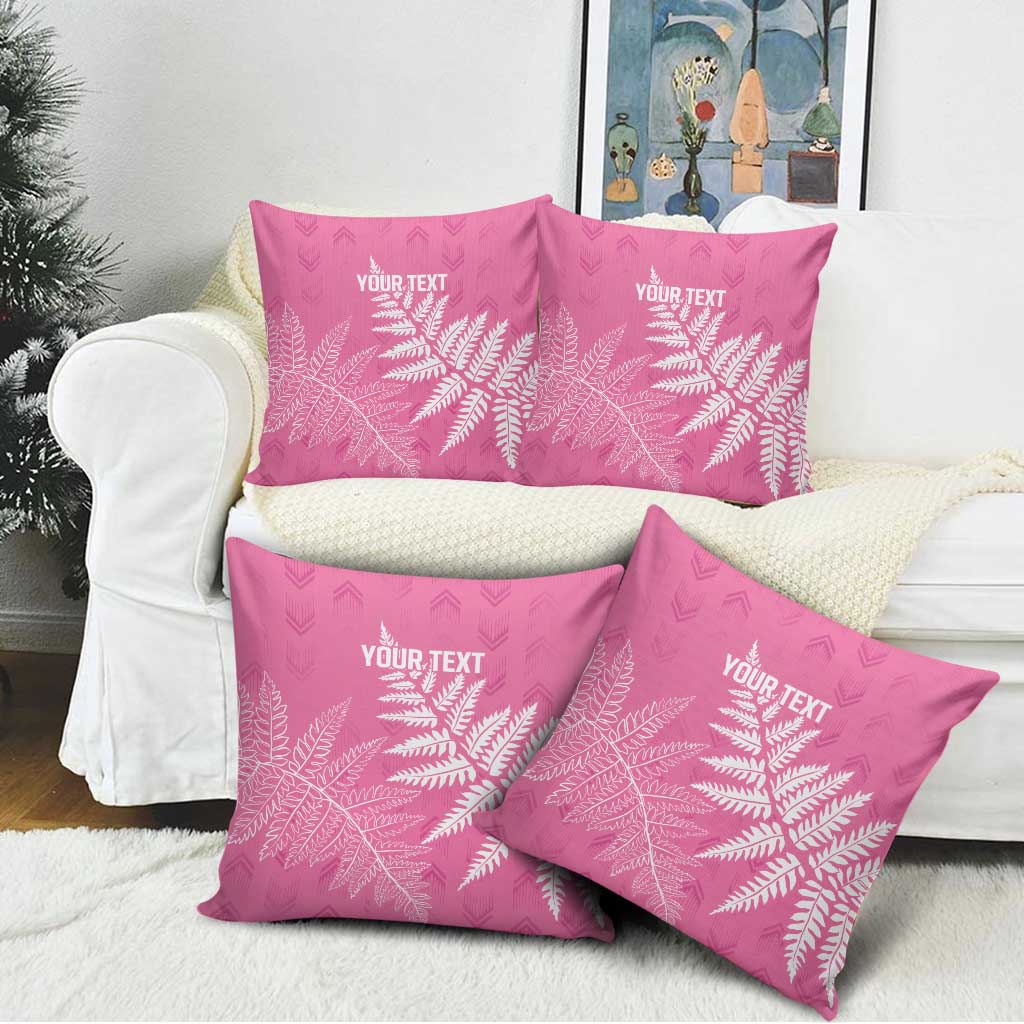 New Zealand Lawn Bowls Breast Cancer Personalized Pillow Cover Wrap-Around Silver Fern - Aussie Hoodie