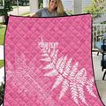 New Zealand Lawn Bowls Breast Cancer Personalized Quilt Wrap-Around Silver Fern - Aussie Hoodie
