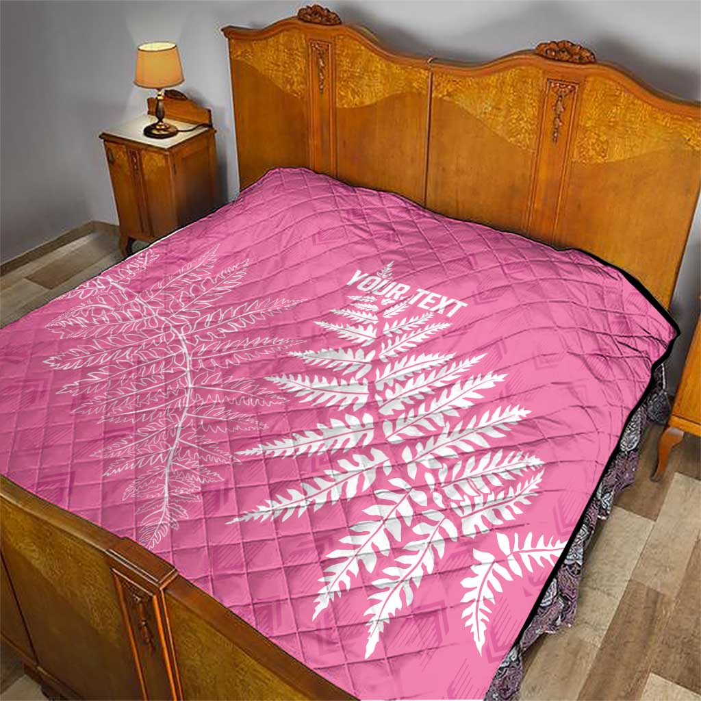 New Zealand Lawn Bowls Breast Cancer Personalized Quilt Wrap-Around Silver Fern - Aussie Hoodie