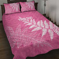 New Zealand Lawn Bowls Breast Cancer Personalized Quilt Bed Set Wrap-Around Silver Fern - Aussie Hoodie