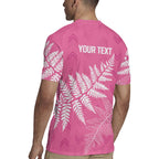 New Zealand Lawn Bowls Breast Cancer Personalized Rugby Jersey Wrap-Around Silver Fern - Aussie Hoodie