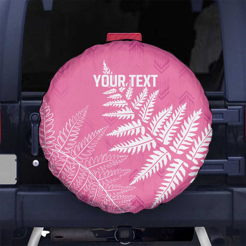 New Zealand Lawn Bowls Breast Cancer Personalized Spare Tire Cover Wrap-Around Silver Fern - Aussie Hoodie
