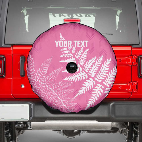 New Zealand Lawn Bowls Breast Cancer Personalized Spare Tire Cover Wrap-Around Silver Fern - Aussie Hoodie