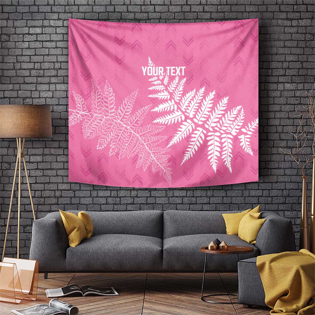 New Zealand Lawn Bowls Breast Cancer Personalized Tapestry Wrap-Around Silver Fern - Aussie Hoodie