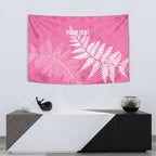 New Zealand Lawn Bowls Breast Cancer Personalized Tapestry Wrap-Around Silver Fern - Aussie Hoodie
