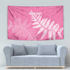 New Zealand Lawn Bowls Breast Cancer Personalized Tapestry Wrap-Around Silver Fern - Aussie Hoodie