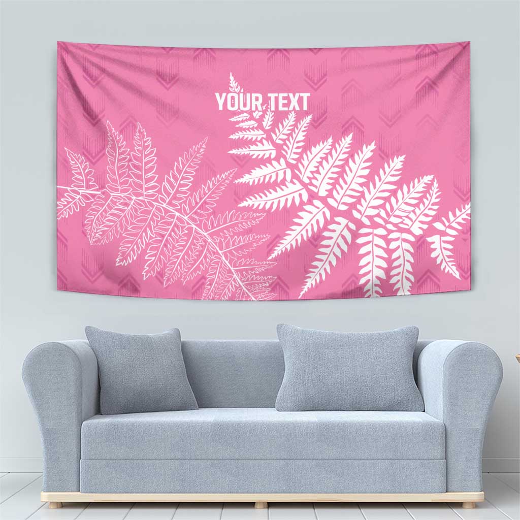 New Zealand Lawn Bowls Breast Cancer Personalized Tapestry Wrap-Around Silver Fern - Aussie Hoodie