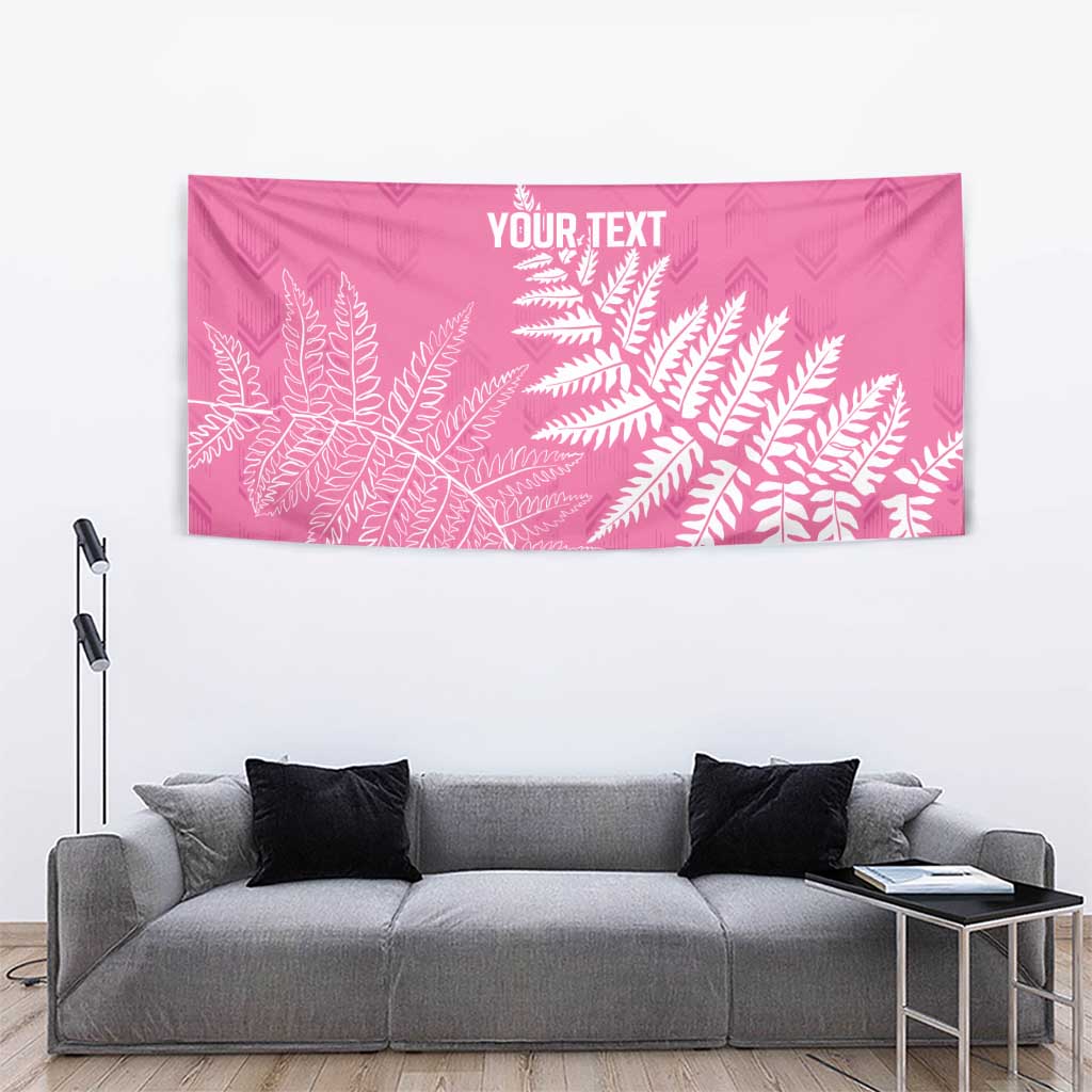 New Zealand Lawn Bowls Breast Cancer Personalized Tapestry Wrap-Around Silver Fern - Aussie Hoodie