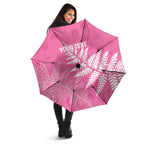 New Zealand Lawn Bowls Breast Cancer Personalized Umbrella Wrap-Around Silver Fern - Aussie Hoodie