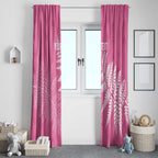 New Zealand Lawn Bowls Breast Cancer Personalized Window Curtain Wrap-Around Silver Fern - Aussie Hoodie
