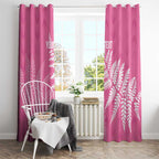 New Zealand Lawn Bowls Breast Cancer Personalized Window Curtain Wrap-Around Silver Fern - Aussie Hoodie