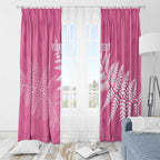 New Zealand Lawn Bowls Breast Cancer Personalized Window Curtain Wrap-Around Silver Fern - Aussie Hoodie
