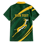Personalized South Africa Rugby Bokke Family Matching Summer Maxi Dress and Hawaiian Shirt Minimalism Style