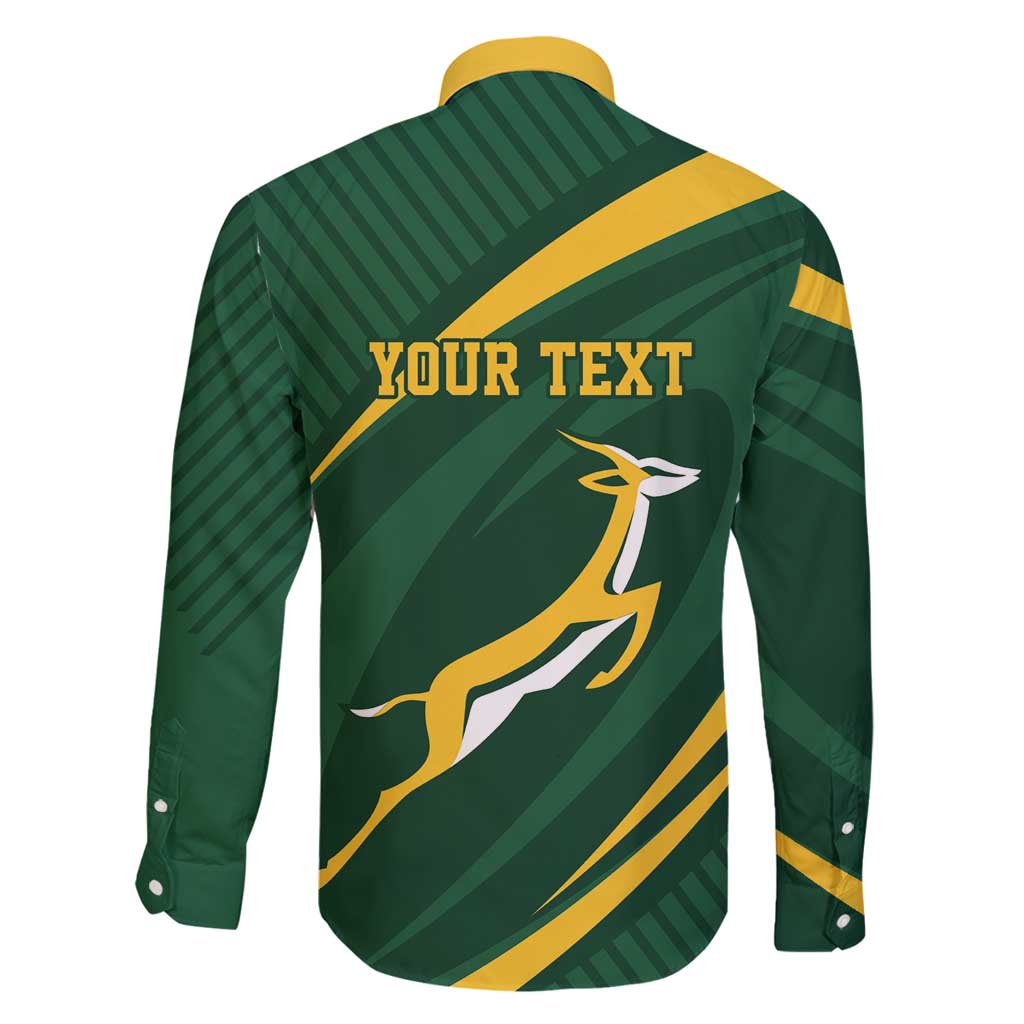 Personalized South Africa Rugby Bokke Family Matching Summer Maxi Dress and Hawaiian Shirt Minimalism Style