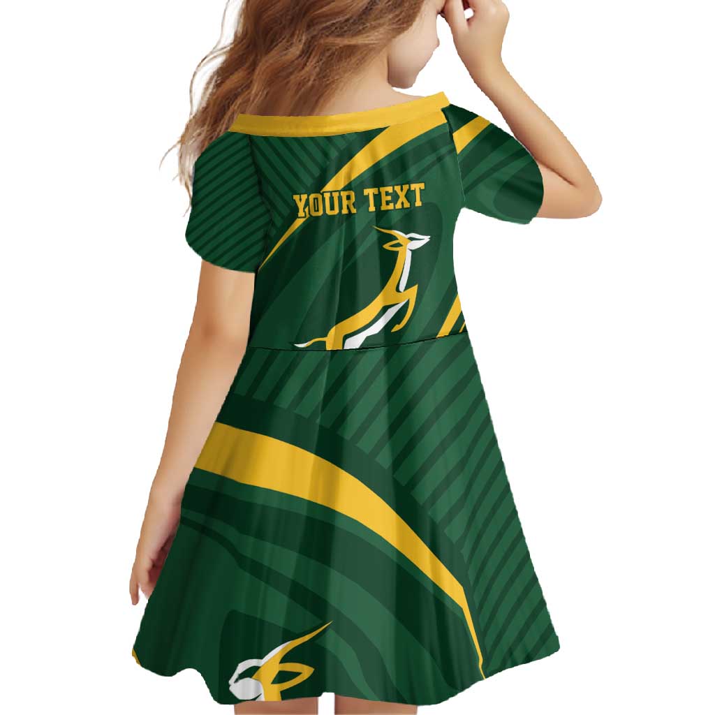 Personalized South Africa Rugby Bokke Family Matching Tank Maxi Dress and Hawaiian Shirt Minimalism Style