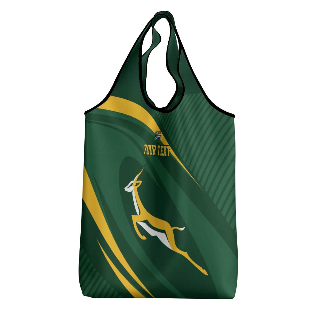 Personalized South Africa Rugby Bokke Grocery Bag Minimalism Style